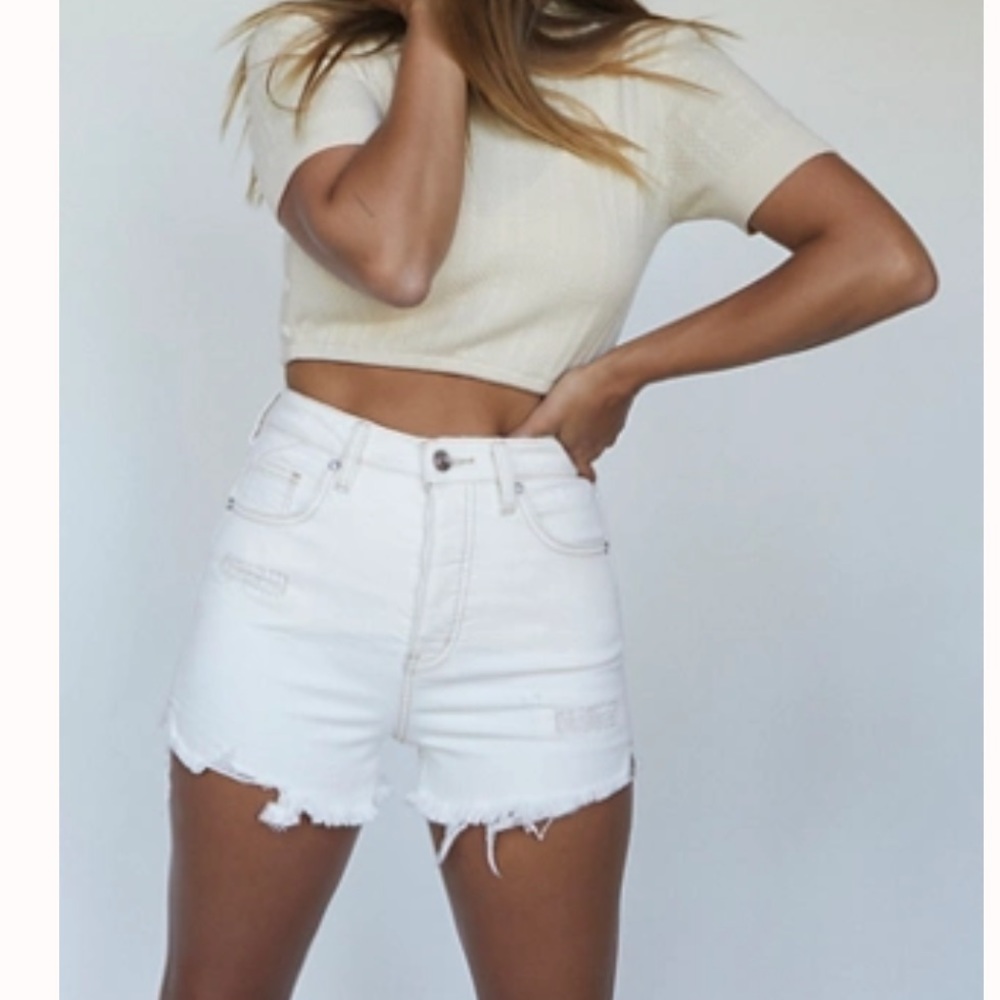 CRVY Vintage High-Rise Shorts